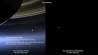 Earth shone as a pale blue dot from distant worlds #NASA #Space