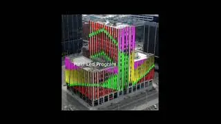 Pixel Led effect | #short Video | Building Effect #short