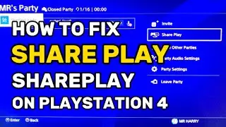 How To Fix Shareplay Error On PlayStation 4