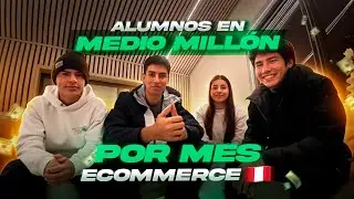 Podcast con alumnos en Medio Mill&oacute;n por mes con Ecommerce 🇵🇪