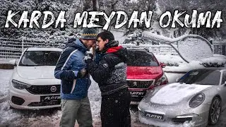 EGEA'YI KARDA TEST ETTİK | KAR KÜREYİCİ PORSCHE 911