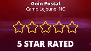 Goin Postal Camp Lejeune Exceptional 5 Star Review by Jennifer Morris