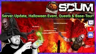 🔞 SCUM 🔥 Haunted House Community-Event, Base-Tour & Quests! 🔥 Stream Teil 2/2 vom 31.10.2025