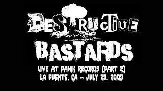 Destructive Bastards - Live at Panik Records (part 2)