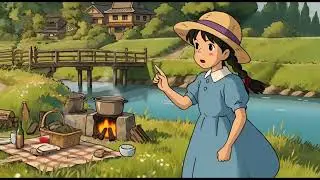 A Peaceful Chinese Countryside Picnic 🌿 | Ghibli-Style River Cooking ASMR |