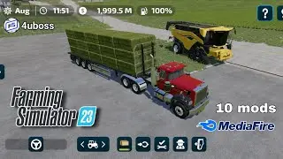 Fs23 mods Bale Autoload tailor Mack Trucks New Holland CR11