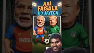Donald Trump vs Narendra Modi me huwa futbol match #football player#America, India#viral #trending