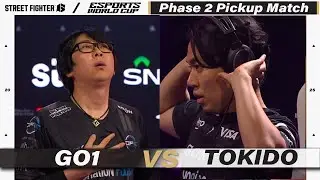 【EWC 2025】GO1（春麗/C） VS TOKIDO（JP・ケン/C）- Phase 2 Pickup Match