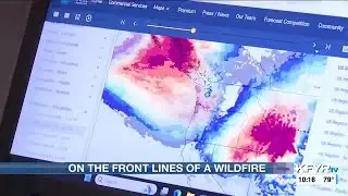 NWS Bismarck meteorologist deployed to the front lines of an Oregon wildfire to help firefighters