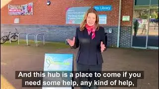 Gillian opens the Midhurst Community Hub