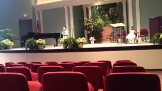 Kids singing at GC