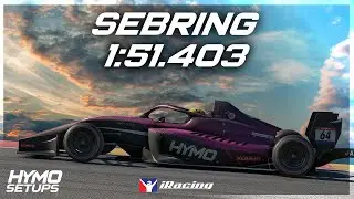 iRacing Hotlap | Super Formula Light @ Sebring | 2026 S1 Week 4
