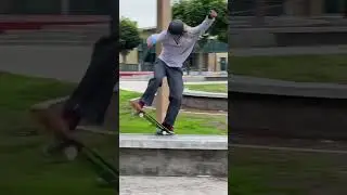 Andy Anderson's Mind Blowing Ledge Combo @NkaVidsSkateboarding  #skateboarding #loveskateboarding