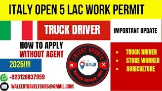 Italy Immigration Open 2025 | 500,000 Jobs Announced | Apply Now &ndash; Full Details
