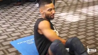 Lance Hurdle Works out with CTAB hoops