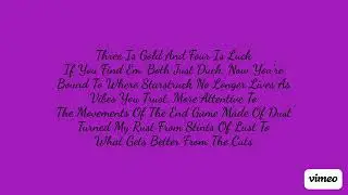 VAKASA KAVI- OZ SNOW (PROD. LUFFYSOME X SORROW BRINGER)  LYRIC VIDEO 💜🖤