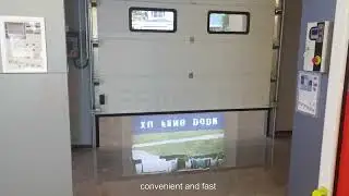 factory smart industrial sectional door with mobile phone app control