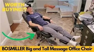BOSMILLER Big and Tall Massage Office Chair, 500 lbs Capacity, Heated, 6 Vibration Points, Worth It?
