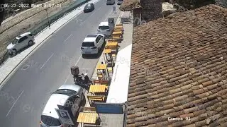 Video tjet&euml;r nga aksidenti tragjik n&euml; Berat, shihni momentin si e reja humb kontrollin
