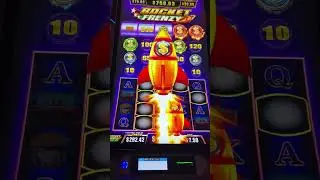 Brand New Rocket 🚀 Frenzy DOUBLE BONUS!! #slot #casinogame #gamble #pokies