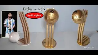 How to make the FIFA World Cup tournament best player golden ball award /goldenball /diytrophy