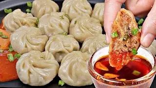 Veg Momos Recipe | Wheat Momos Recipe | Atta Momos | Healthy Steamed Momos | Evening Snacks Recipe