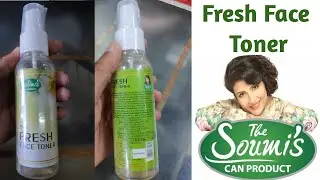 Soumi's Fresh Face Toner Review || New Launch || Can Product || The Glow  Leaf || Soumis toner price