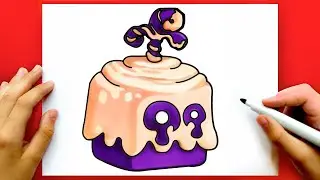How to draw DOUGH Blox Fruits. Step by Step.