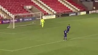 DEMI MITCHELL CHIP GOAL VS LEICESTER U23S