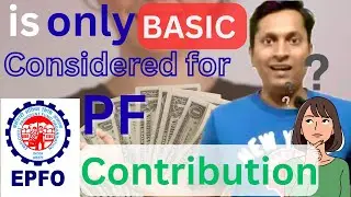 EPF Contribution| Salary Components considered for PF Calculation | Provident Funds Act, 1952