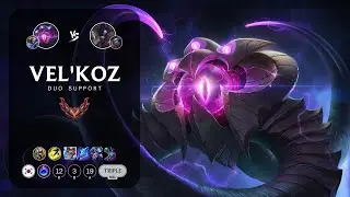 Vel'Koz Support vs Alistar - KR Grandmaster Patch 13.15