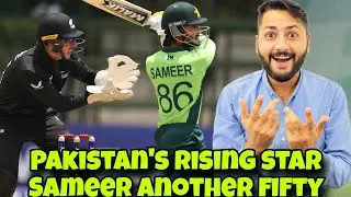 U19 World Cup! Pakistan rising star! Sameer Minhas smashes another half-century vs NZ 