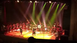 Kiltie Band of York & Red Hot Chilli Pipers  - Highland Cathedral, Wake Me Up - Hershey Theatre PA