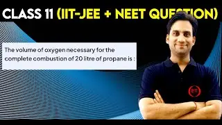 The volume of oxygen necessary for the complete combustion of 20 L of propane is :
