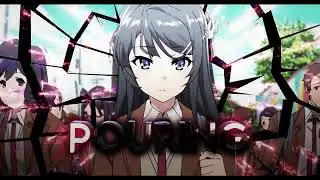 AMV Typography Edit - It's Raining, It's Pouring | Mai x Sakuta || After Effects ||