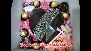 BREAKABLE CHOCOLATE HEART | VALENTINES GIFT | Sweets to go Officials #cake #fyp