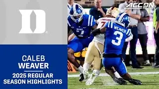 Caleb Weaver 2025 Regular Season Highlights | Duke Safety