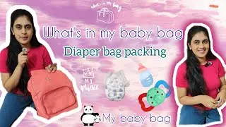 What&rsquo;s in My Baby Bag? 🧺💕 | Diaper Bag Packing for Short Travel | Baby Essentials for Moms!✨👶