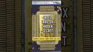 Intel's i486 CPU : The Hidden Transistor Mystery #shortsfeed