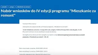 „Mieszkanie za remont” – instrukcja składania wniosku