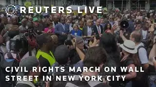 LIVE: Al Sharpton leads the March on Wall Street in New York City