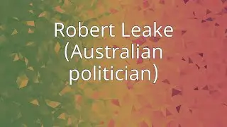 Robert Leake (Australian politician)