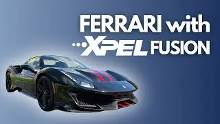Ceramic Coating a Ferrari 488 Pista! | XPEL Fusion