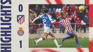 Atl&eacute;tico de Madrid Femenino 0-1 Espanyol | HIGHLIGHTS - Liga F, MD16