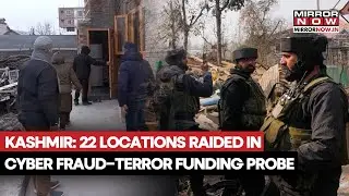 Kashmir News: 22 Locations Raided In Massive Crackdown On Cyber Fraud-Terror Funding  Probe | Watch