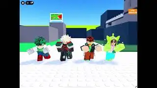 Me and my damn friends (Deku, Pink Cheeks, random dude from Ben 10)