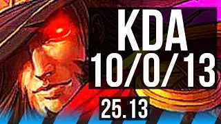 TWISTED FATE vs IRELIA (MID) | Legendary | KR Master | 25.13