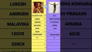 Master vs Soorarai pottru comparison #master #sooraraipottru #surya #vijay #thalapathy #anirudh #gvp
