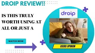 DROIP  Review-Does This Truly Work Very Well Or Just Another HYPE?See(WATCH Before Use)