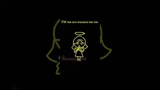 The demon and the angel (conscience) doodle animation #art #animation #doodle #angel #demon #drawing